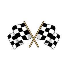 Checkered Race Flag Flat