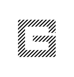 G Logo Minimalist Design Cor Company Icon Letter