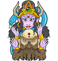 Indian Goddess Kali Design