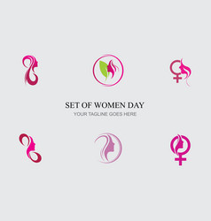 Word International Happy Women Day Logo Design