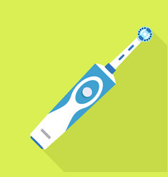 Modern Electric Toothbrush Icon Flat Style