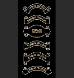 Vintage Ribbon Banner Collection