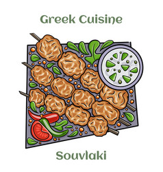 Greek Chicken Souvlaki With Tzatziki Sauce