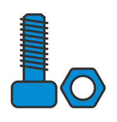 Icon Of Bolt And Nut