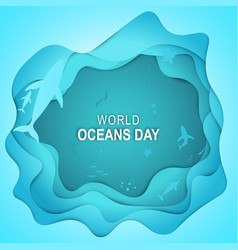 World Oceans Day Background Environment