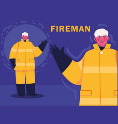 Firemen Character Profession