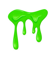 Green Slime Blot Splash And Smudge