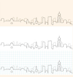 Manila Hand Drawn Skyline