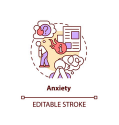 Anxiety Concept Icon