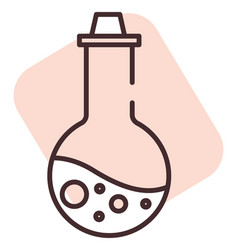 Biochemistry Reaction On White Background