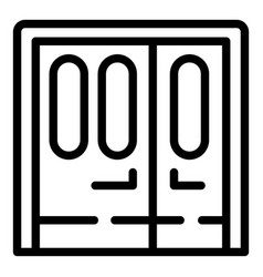 Metro Door Icon Outline Front Doorway