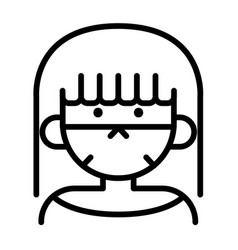 Woman In Face Mask Icon