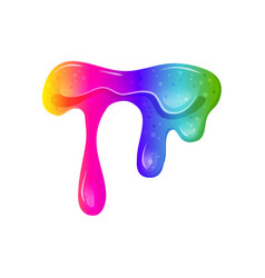 Rainbow Dripping Slime Viscous Liquid