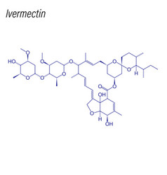 Skeletal Formula Ivermectin Drug Chemical