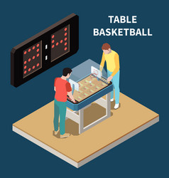 Table Basketball Concept