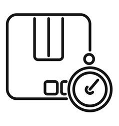 Express Import Icon Outline Service Parcel