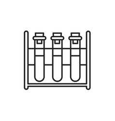 Immunological Blood Test Black Line Icon Medical