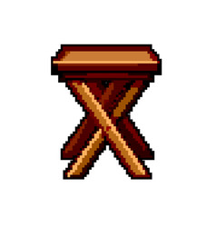 Wood Garden Outdoor Table Game Pixel Art