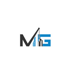 Letters Mg Real Estate Construction Logo