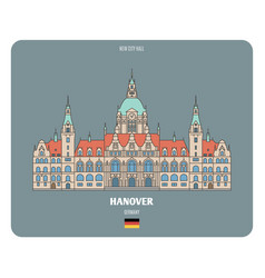 New City Hall In Hanover Germany