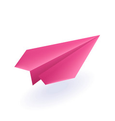 Isometric 3d Icon Paper Airplane Is A Symbol