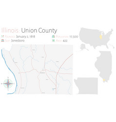 Map Of Union County In Illinois