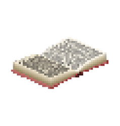 Open Book Pixel Art 8 Bit