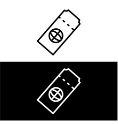 Outline Ticket Icon