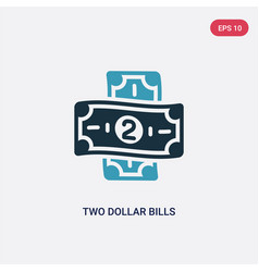 Two Color Dollar Bills Icon From Security