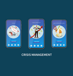 Crisis Management Isometric Set