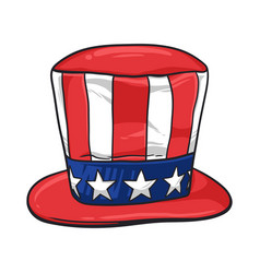 Uncle Sams Hat On White Background