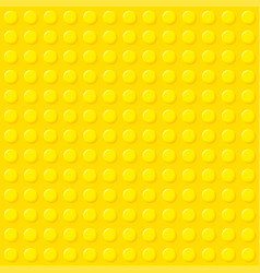 Block Yellow Plastic Toys Seamless Pattern