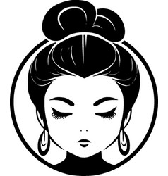 Messy Bun - High Quality Logo Ideal For T-shirt