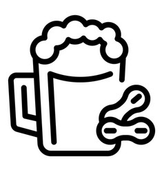 Non Boozy Beer Icon Outline Frothy