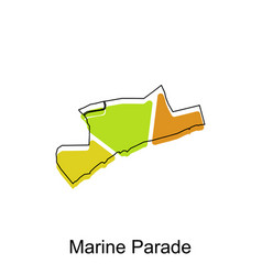 Map Of Marine Parade Design Template National