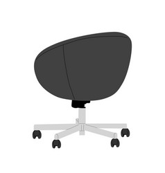 Modern Office Chair Back View Isolated