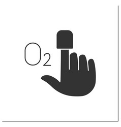 Pulse Oximeter Glyph Icon