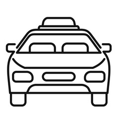 Taxi Car Travel Icon Outline Airport