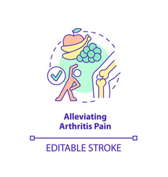 Alleviating Arthritis Pain Concept Icon