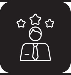 Employee Of This Month Business People Icon