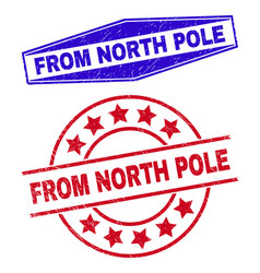 From North Pole Distress Watermarks In Round