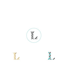 L Or Ll Logo And Icon Design