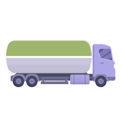 Lorry Truck Icon Cartoon Gasoline Tanker