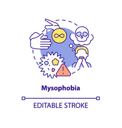 Mysophobia Concept Icon