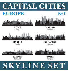 Capital Cities Skyline Set Europe Part 1