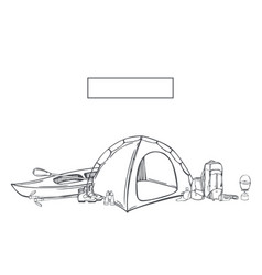 Stuff For Camping Background