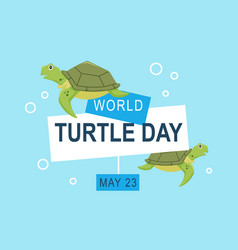 World Turtle Day Background