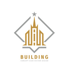 Building Construction Real Estate Concept Logo