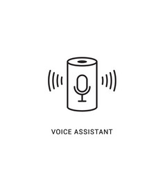 Voice Assistant Smart Icon Digital