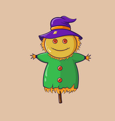 Cute Cartoon Scarecrow